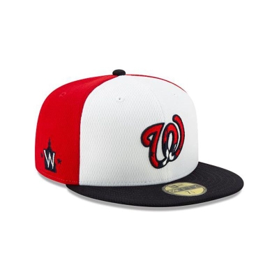Washington Nationals Gorra | New Era MLB 2021 Spring Training 59fifty Fitted Cap Mexico - Rojos